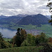 Wir orientieren uns Richtung Osten; vorne Beckenried, hinten das Buochserhorn.