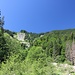 Rißgraben, der Weg führt links davon aufwärts