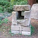 Beispiel der Steine der römischen Wasserleitung
