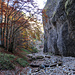 nun gehe ich weiter dem Felsen entlang