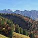 die Aussicht von der Alp Neuwald zum Säntis