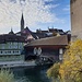 die alte Holzbrücke über die Limmat bei Baden