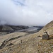 Griesgletscher unter der Wolkendecke