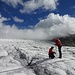 Arbeit auf dem Gletscher