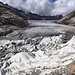 Gletscherzunge und Abdeckung