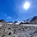 Viel Schutt auf dem Eis