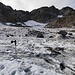 Arbeit auf dem Gletscher