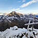 Vor Sonnenaufgang auf dem frisch verschneiten Gipfel des Piz Polaschin - was für ein Berg-Erlebnis