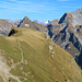 Blick über die Vorstegg zu drei tollen Zentralschweizer Gipfeln.
