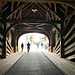 Arrivée dans la vieille ville de Baden, par le pont couvert