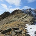 Blick von der Scharte in westliche Richtung