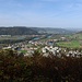 Depuis le Gebenstorfer Horn, vue vers la confluence des rivières