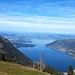 auf Scheidegg: am Kulm vorbei Sicht zum Zugersee ...