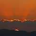 Tag 3 (22.10.) - وادي موسى (Wādī Mūsya): <br /><br />Kurz bevor die Sonne unterging stahlte der Horizont in unglaublich wärmenden Farben - wohl hervorgerufen durch Wüstenstaub in der Atmosphäre.