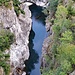 Das Flussbett der Melezza unterhalb des Staudammes.
