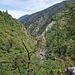 Das Flussbett der Melezza unterhalb des Staudammes.