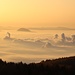 Jeřabina, Ausblick auf den Böhmischen Beckennebel mit den Abdampfwolken der Unipetrol-Raffinerie