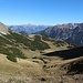 Blick vom Amatschonjoch auf das Palüdtal