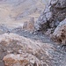 Nel canalone delle Guglie Gialle