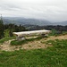 Aussichtspunkt beim Chellenspitz - die Aussicht hat sich für heute frei genommen :-))