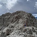 Blick zum Gipfel des Mittleren Zwölfers / Croda Antonio Berti