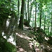 markierter Steig