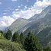Die rechte Talflanke des Val d'Arolla ist steil und weglos