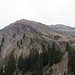 Blick beim Anstieg zur Biberacher Hütte südwärts