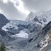 Glacier de Ferpècle in mystischen Wolken