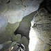 Nach einer kleinen Eingangshalle führt die Höhle weiter durch eine schmale Röhre.