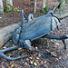 Ein rund zwei Meter grosser Käfer (Kunstobjekt).
