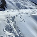 Der Aufstieg war überraschend winterlich
