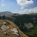 Tiefblick auf den Veliko Stabansko Jezero