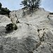 Schöner Kalkstein zum Klettern