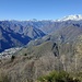 Monte Quarone 1221 mt panorama.<br />In evidenza l'abitato di Varallo da cui è iniziata la salita in sella. Sullo sfondo le Alpi non hanno bisogno di presentazioni. 