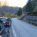 Il parcheggio in località Rondelli, poco dopo Tartano verso la Val Lunga