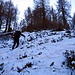200mt di dislivello belli verticali e resi difficili dalla neve e dai rododendri