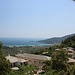 Blick hinab zu den Strandorten