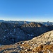 Blick gen Hohes Brett, dahinter der Watzmann (rechts)