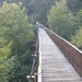 die Holzbrücke zwischen Italien und der Schweiz