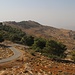 Tag 8 (27.10.):<br /><br />Der جبل نيبو (Jabal Nībū) ist ein Hügel mit wenig Schartenhöhe der aber ein Vorsprung über den Abhängen zum Jordangraben ist, weshalb er ein augenfälliger geografischer Punkt darstellt. So ist er in der Bibel erwähnt und eine Pilgerstätte.
