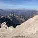 Col Nudo - Ausblick am Gipfel, u. a. mit Monte Pelf und Monte Pelmo.