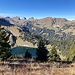 auf dem Westgrat - mit Blick zum Oberstockesee - hinunter nach Vorderstocke ...