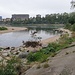 Zusammenfluss von Birs und Rhein