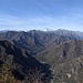 Il panorama verso il Monte Rosa