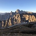 An der Alpini-Kapelle wird's langsam heller