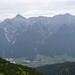 der nördliche Ausgang des Stubaitals mit dem bekannten Serles (der heilige Berg Tirols)