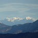 Besonntes Kaisergebirge im Zoom