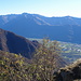 La valle del Ticino sotto il Sassariente.