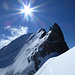 Hab Sonne im Herzen...im Abstieg vom Dôme de Neige des Écrins mit Blick zurück zur Brèche Lory und zum Barre des Écrins WNW-Grat